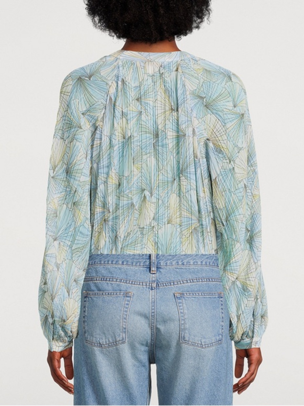 New Veronica Beard Fennel Pleated Blouse - Picture 12 of 12